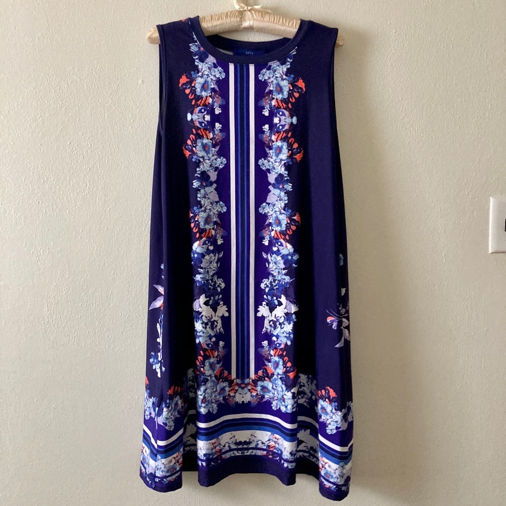 Comfy Blue Floral Sundress